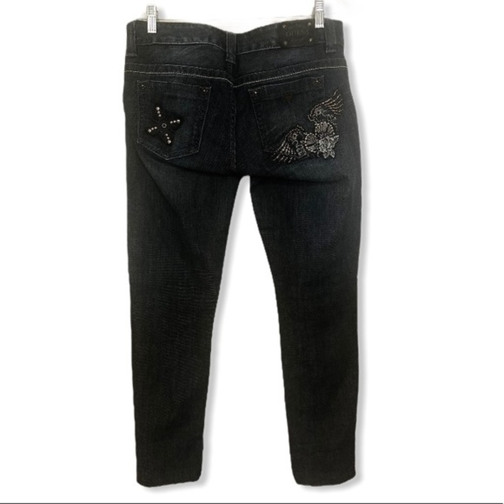 Guess studded blue jeans